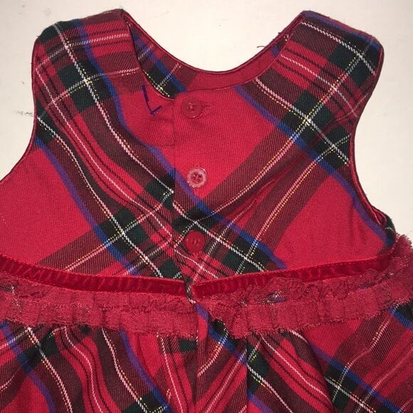 Bundle Sale 3 for $15 | The Children’s Place | 2 pc Plaid Dress | 6-9 months - Picture 6 of 13